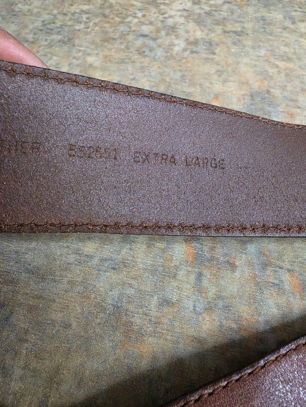 Michael Kors Brown Leather Ring-Detail Waist Belt - Picture 4 of 7